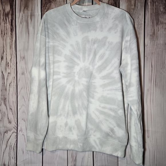 Abercrombie And Fitch Tie-Dye Gray Sweatshirt Womens Medium - Picture 1 of 4
